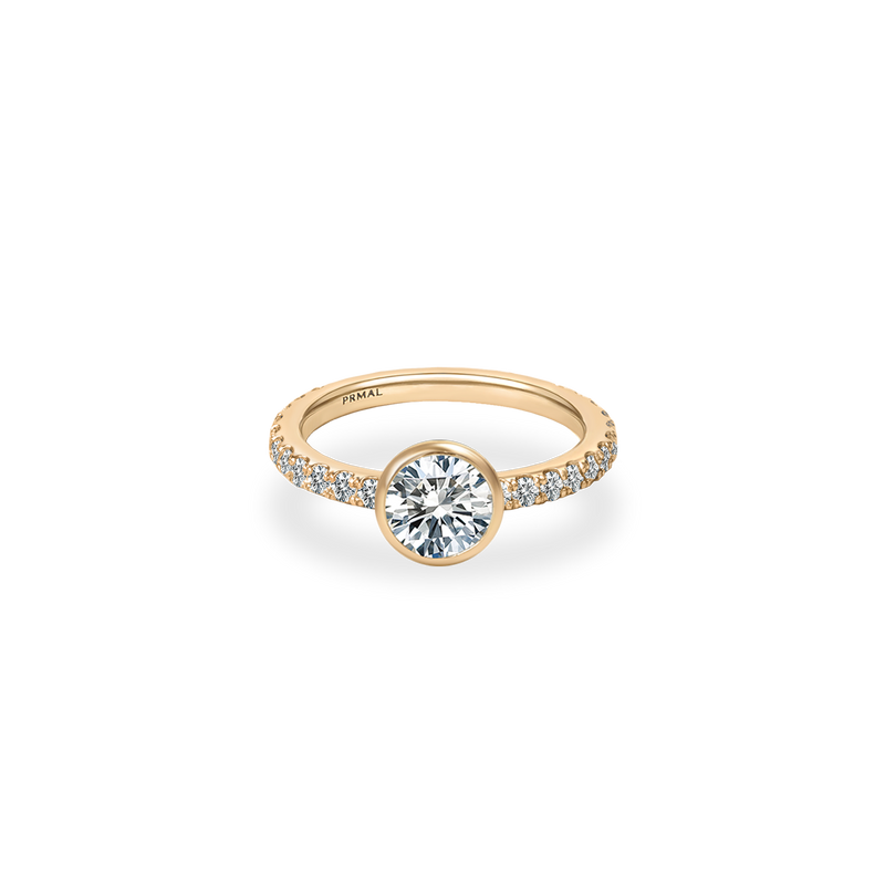 Noia Bezel Bold Pave Ring - PRMAL