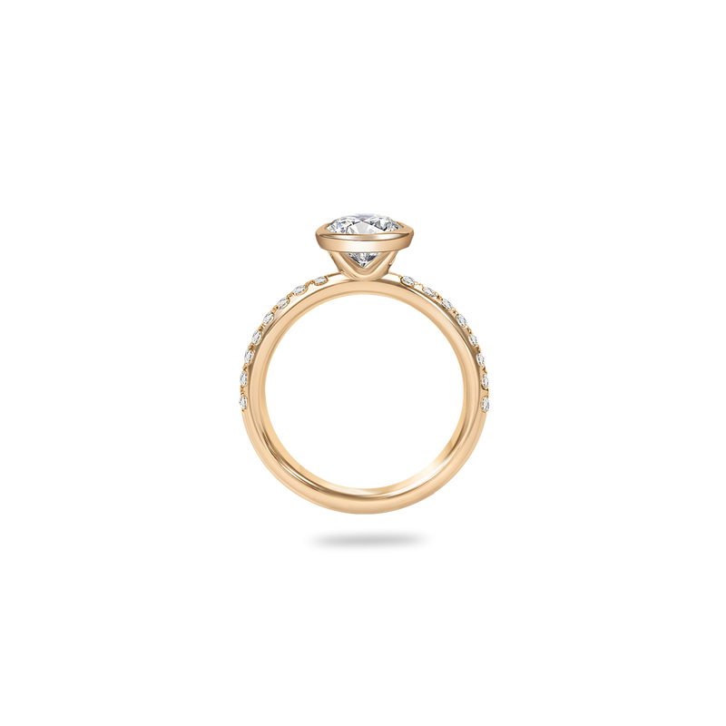Noia Bezel Bold Pave Ring - PRMAL