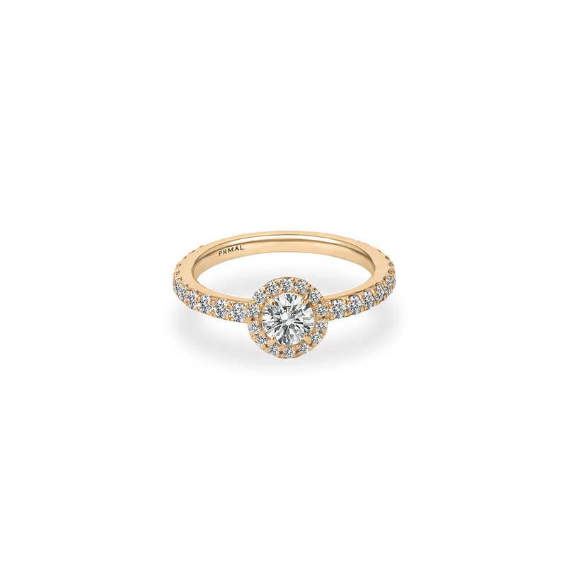 Mira Halo Bold Pave Ring - PRMAL