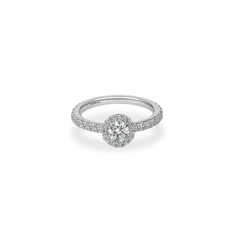 Mira Halo Bold Pave Ring - PRMAL