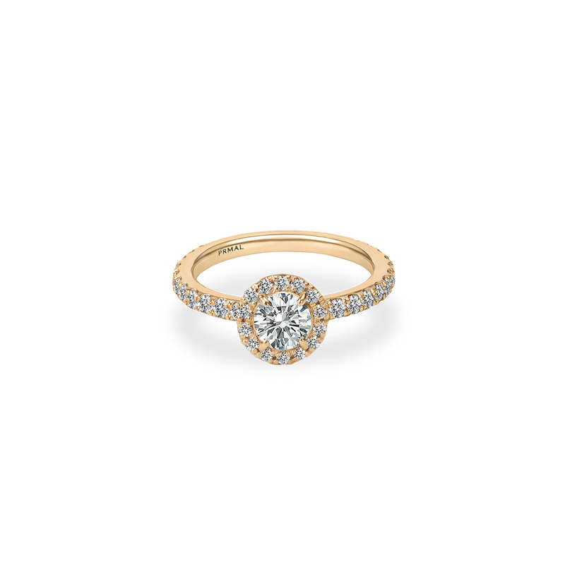 Mira Halo Bold Pave Ring - PRMAL
