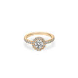 Mira Halo Bold Pave Ring - PRMAL