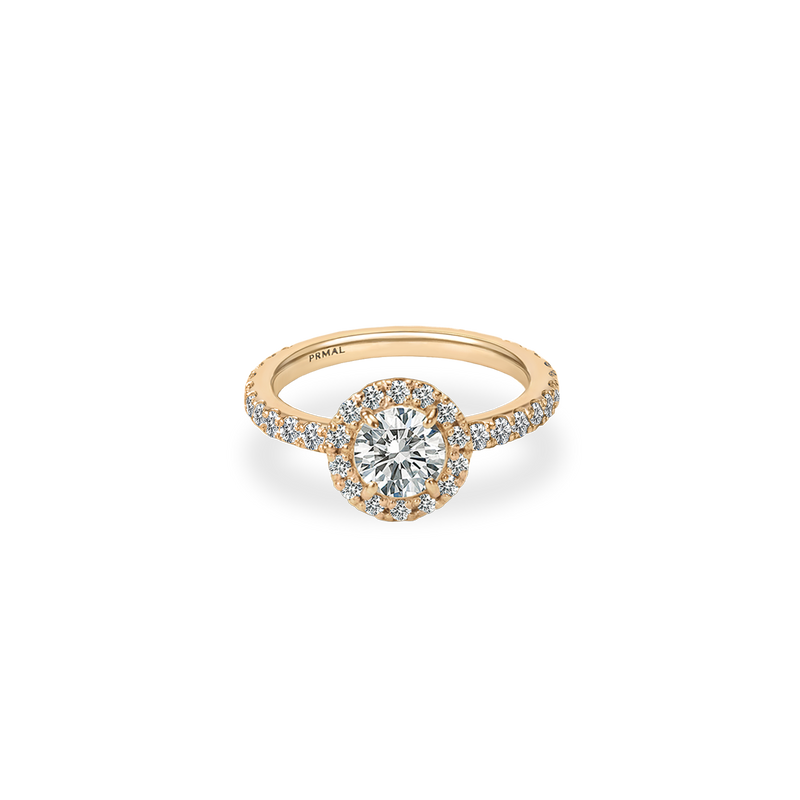 Mira Halo Bold Pave Ring - PRMAL
