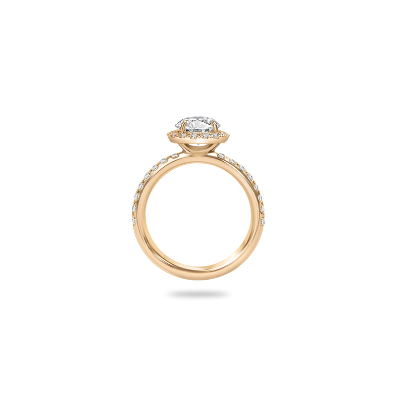 Mira Halo Bold Pave Ring - PRMAL