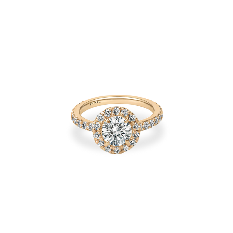 Mira Halo Bold Pave Ring - PRMAL