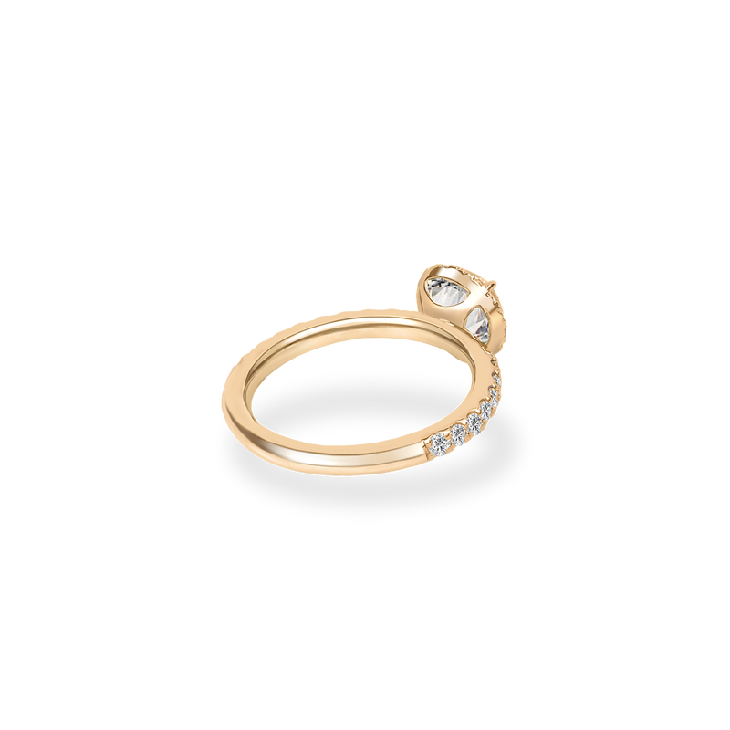 Mira Halo Bold Pave Ring - PRMAL