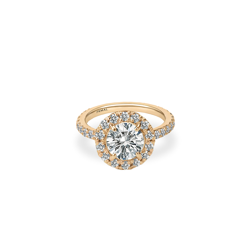 Mira Halo Bold Pave Ring - PRMAL