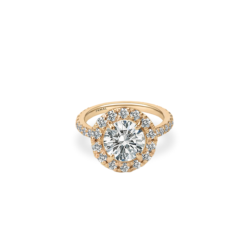 Mira Halo Bold Pave Ring - PRMAL