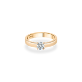 Rineia Solitaire Bold Flat Ring - PRMAL