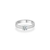 Rineia Solitaire Bold Flat Ring - PRMAL