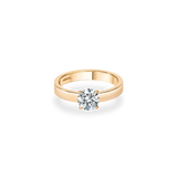Rineia Solitaire Bold Flat Ring - PRMAL
