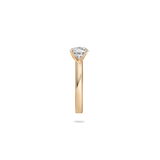 Rineia Solitaire Bold Flat Ring - PRMAL
