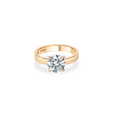 Rineia Solitaire Bold Flat Ring - PRMAL
