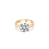 Rineia Solitaire Bold Flat Ring - PRMAL