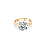 Rineia Solitaire Bold Flat Ring - PRMAL
