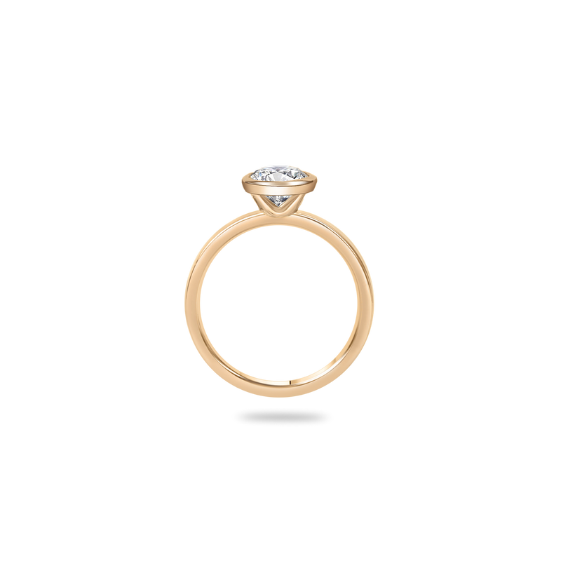 Larisa Bezel Bold Flat Ring - PRMAL