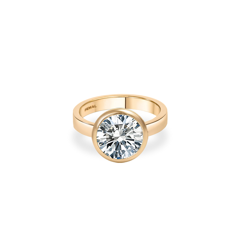 Larisa Bezel Bold Flat Ring - PRMAL