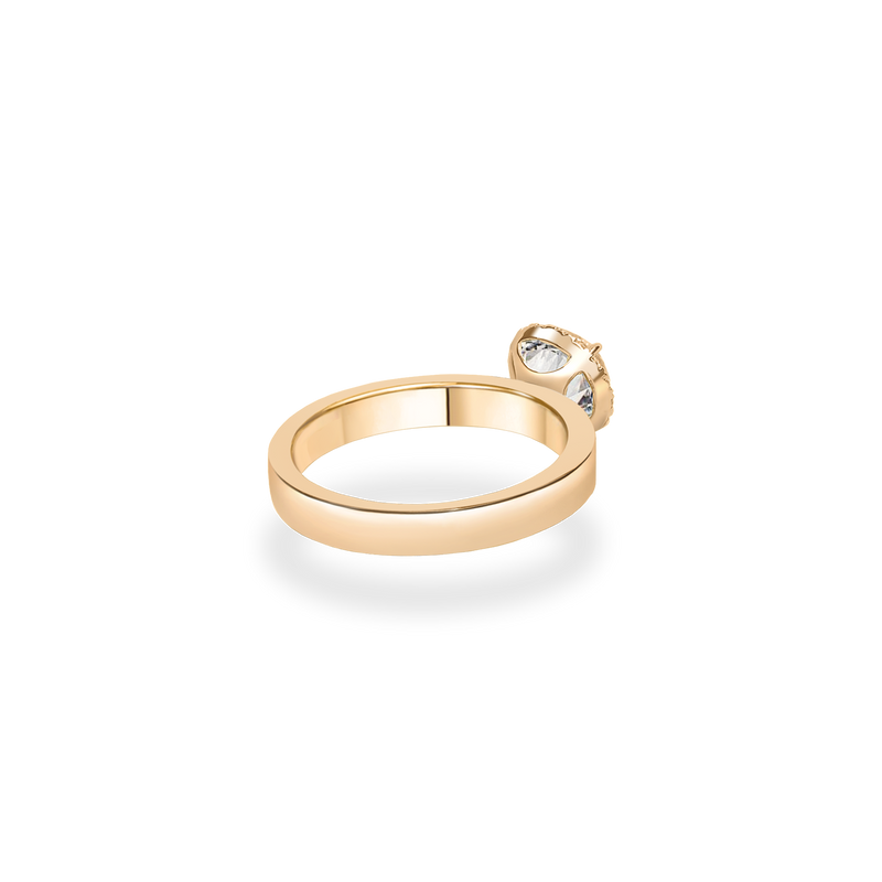 Tira Halo Bold Flat Ring - PRMAL