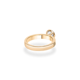 Ceri Bezel Bold Pave Flat Ring - PRMAL