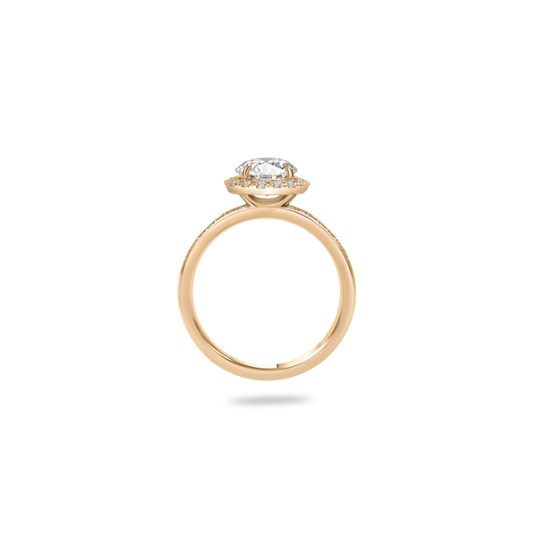 Melissa Halo Bold Pave Flat Ring - PRMAL