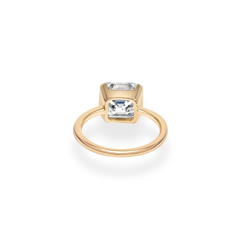 Infinity Clamp Ring [Asscher] - PRMAL