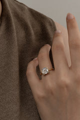 Infinity Clamp Ring [Asscher] - PRMAL