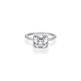 Infinity Clamp Ring [Asscher] - PRMAL