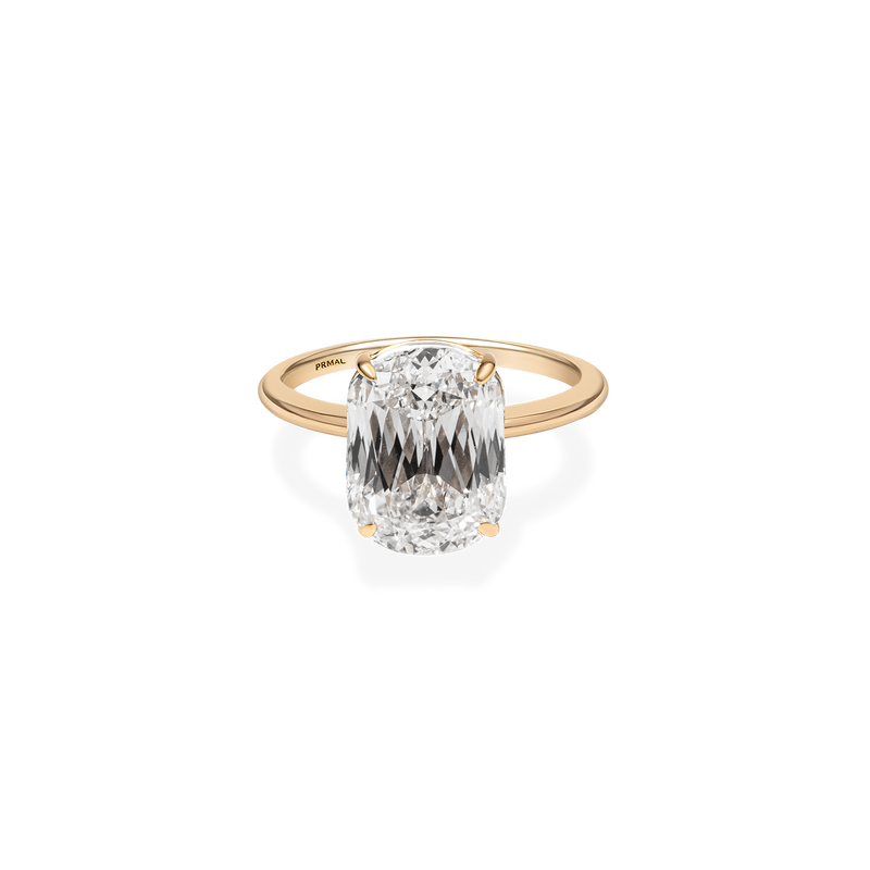 5ct Chandelier Cushion Diamond Ring - PRMAL
