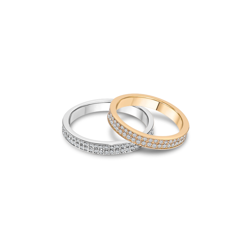 Mulah Bold Pave Flat Ring - PRMAL