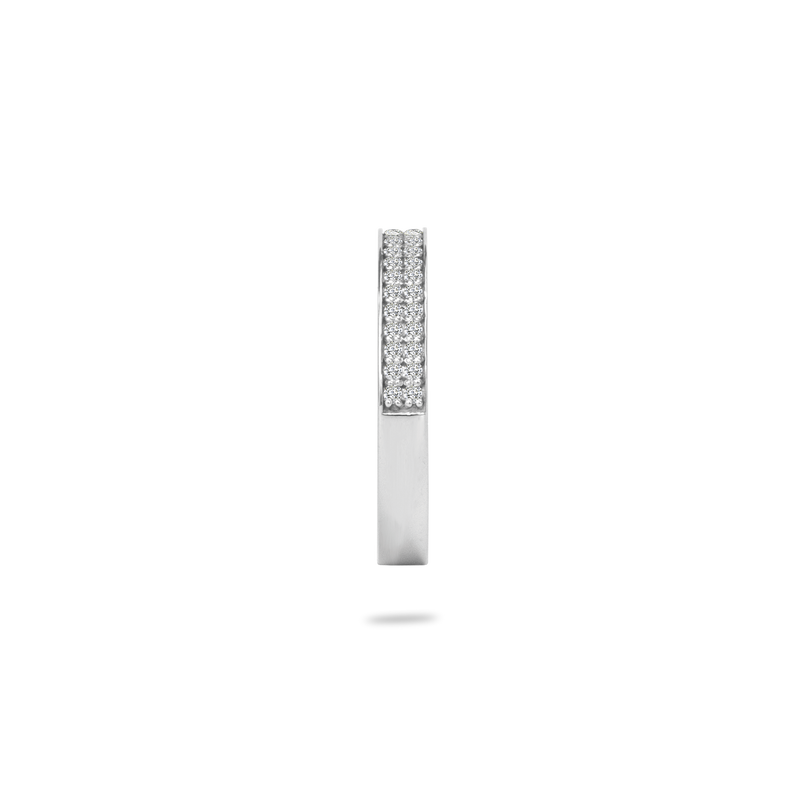 Mulah Bold Pave Flat Ring - PRMAL