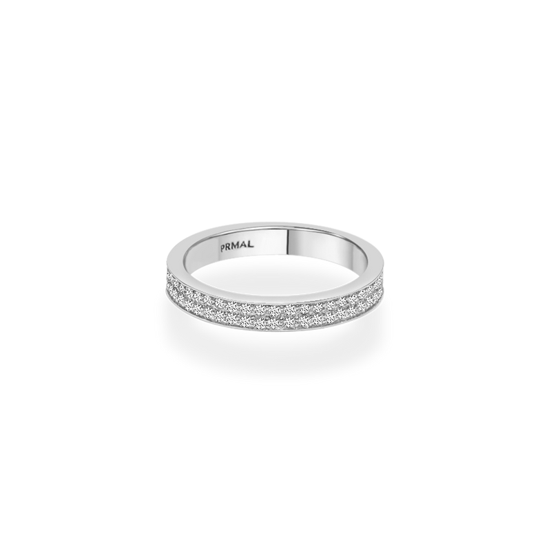 Mulah Bold Pave Flat Ring - PRMAL