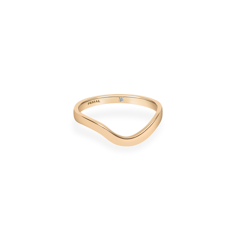 Patra Wave Gold Ring - PRMAL
