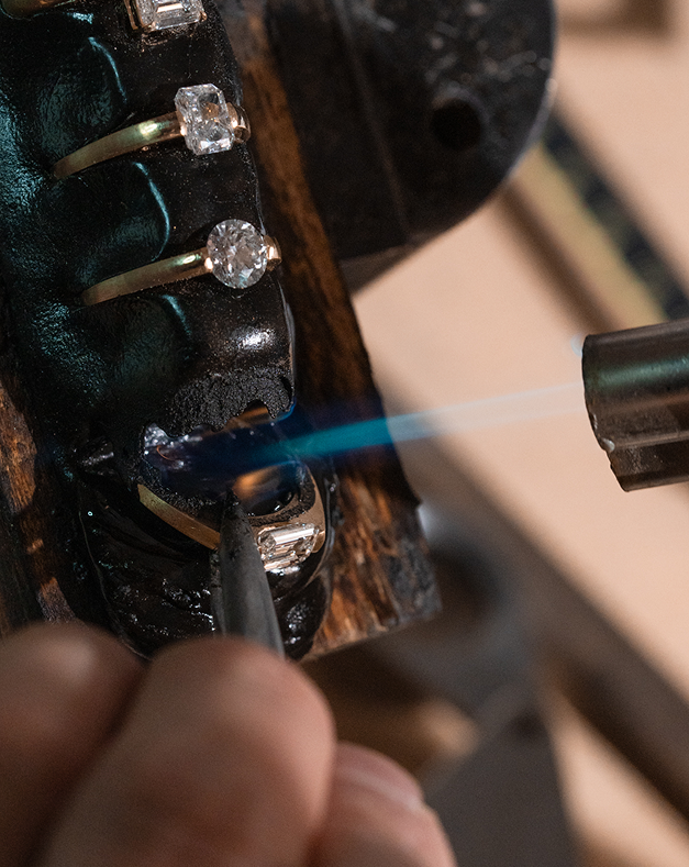 Artisan soldering PRMAL rings