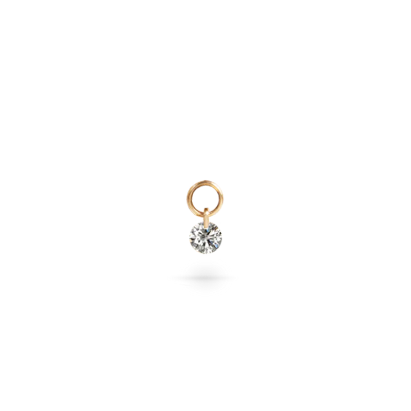 Diamond Hoop Charm - PRMAL