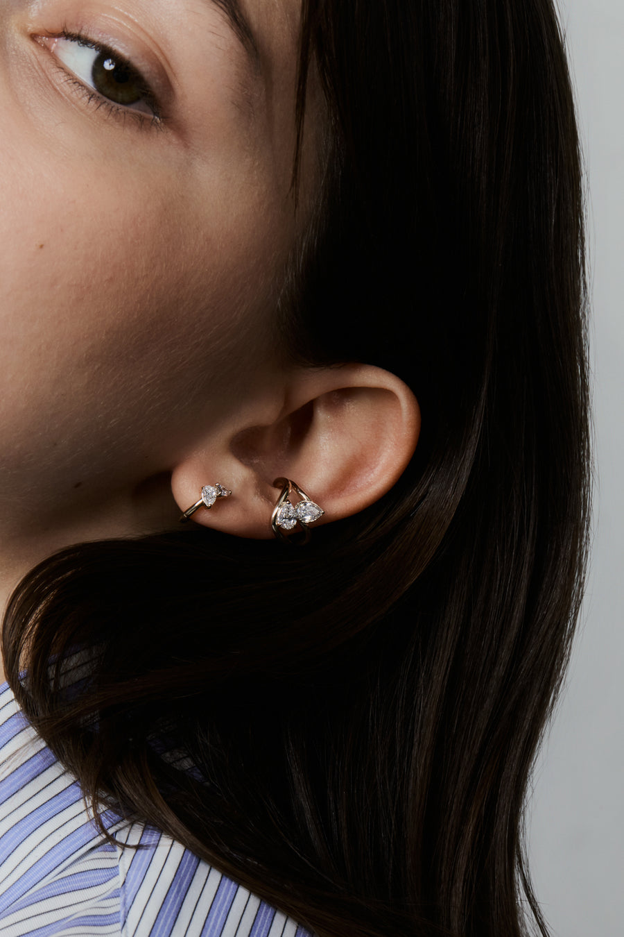 Pear Wave Ear Cuff