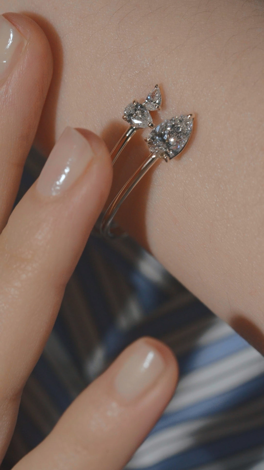 Duo Pear Bangle - PRMAL