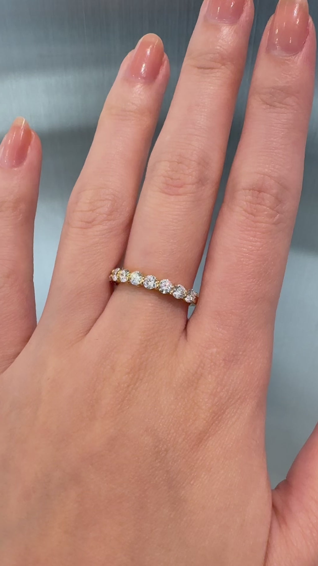 1ct Half Eternity Ring - PRMAL