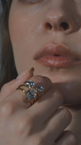 Alta Solitaire Plain Ring [Oval] - PRMAL