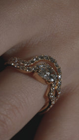 Cross Wave Ring - PRMAL