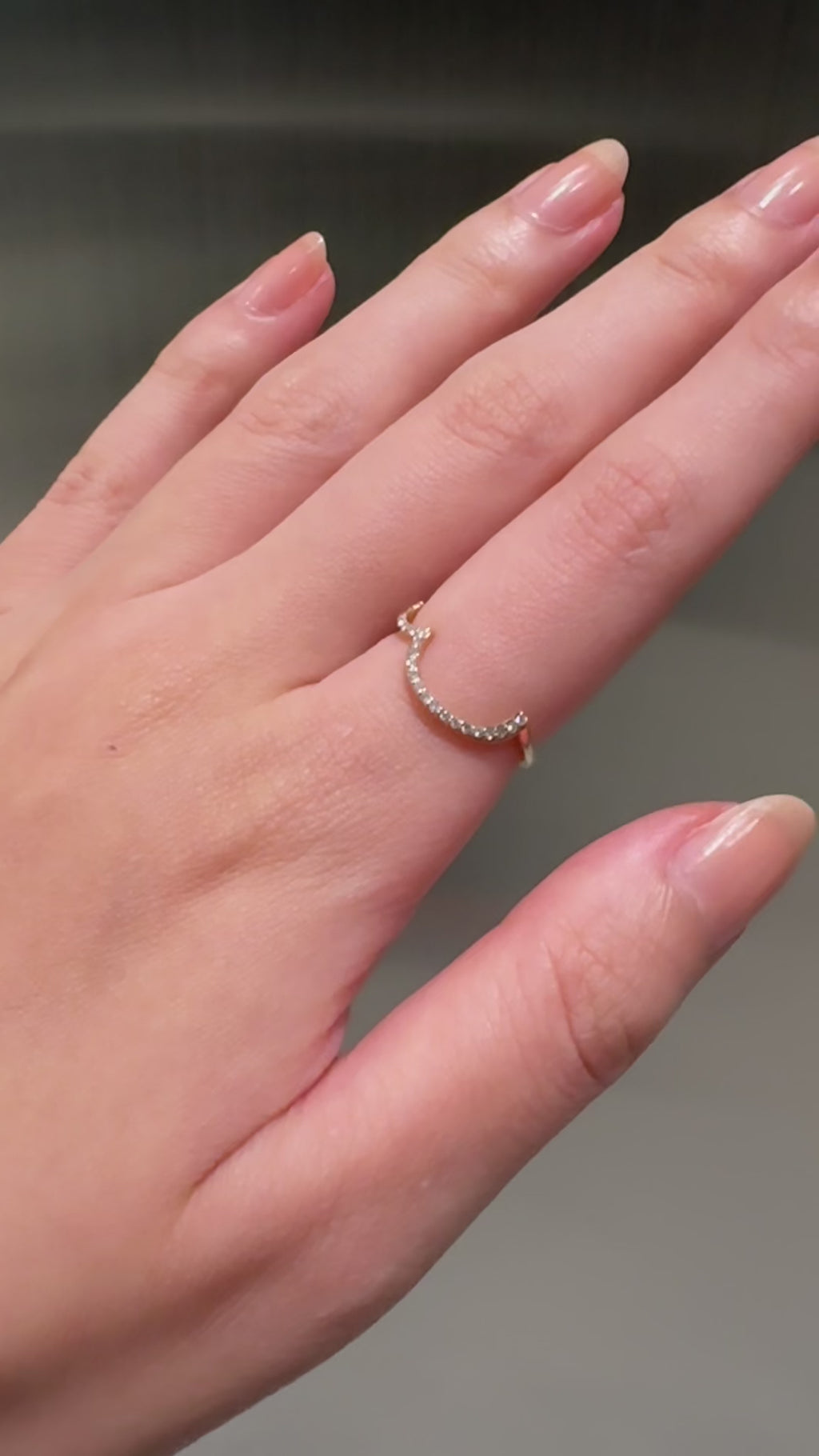 Double Half Circle Ring - PRMAL