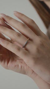 Rota Half Eternity Hug Ring - PRMAL