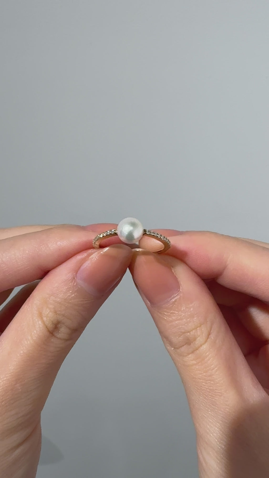 Petite Pearl Oval Ring - PRMAL