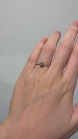 0.32ct Velle Solitaire Pave Ring [D/VVS2/IDEAL] - PRMAL