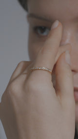 Glacier Arc Pave Ring - PRMAL