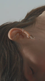 Heart Hoop Earring L - PRMAL