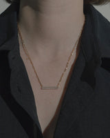 Pave Clip Necklace - PRMAL