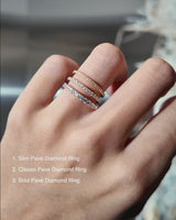 Bold Pave Diamond Ring - PRMAL
