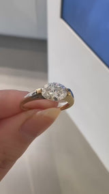 Facet 1ct Oval Ring [Bridal Edition] - PRMAL