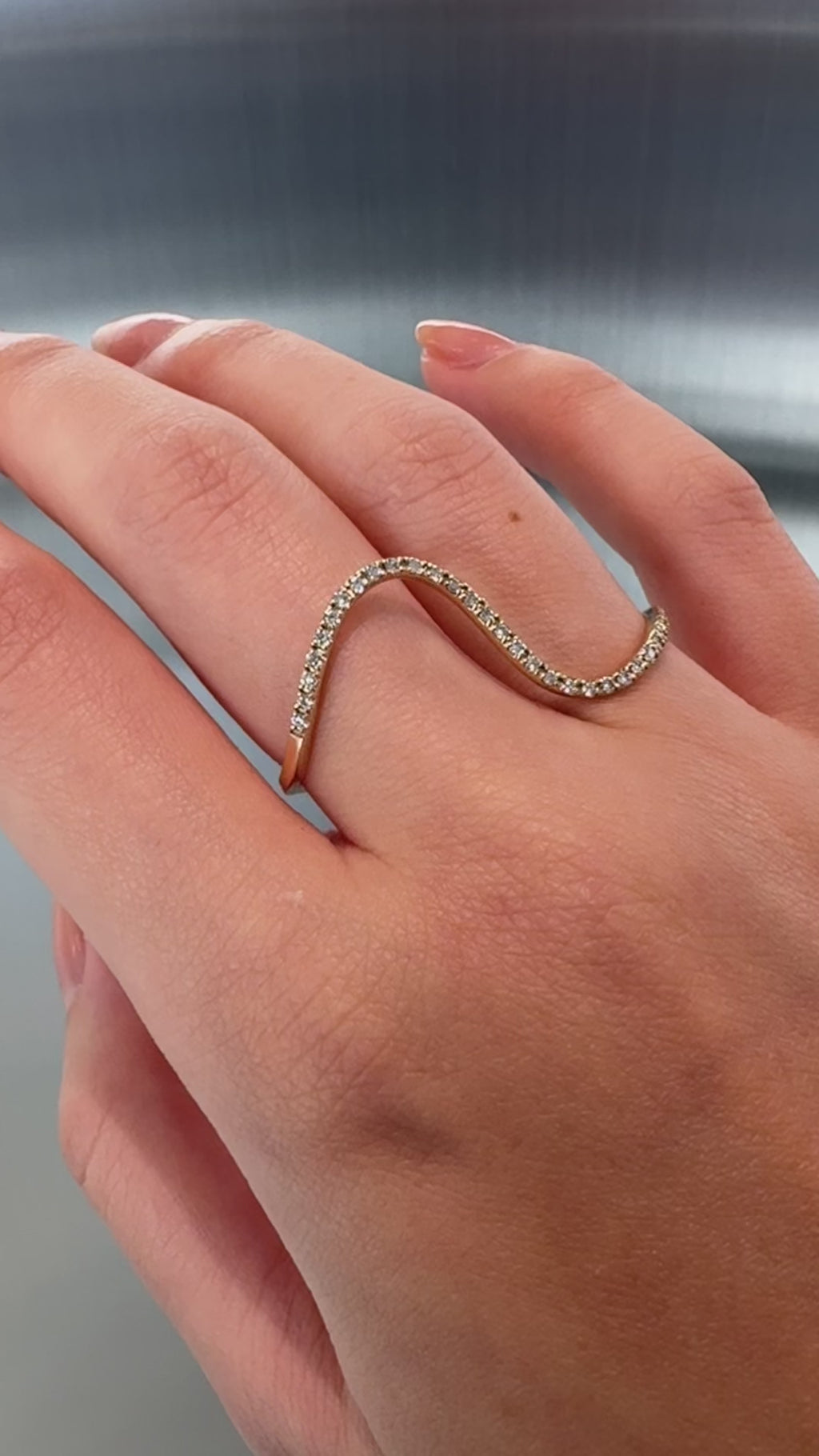 Massive Wave Double Finger Ring - PRMAL
