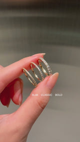 Slim Pave Diamond Ring - PRMAL